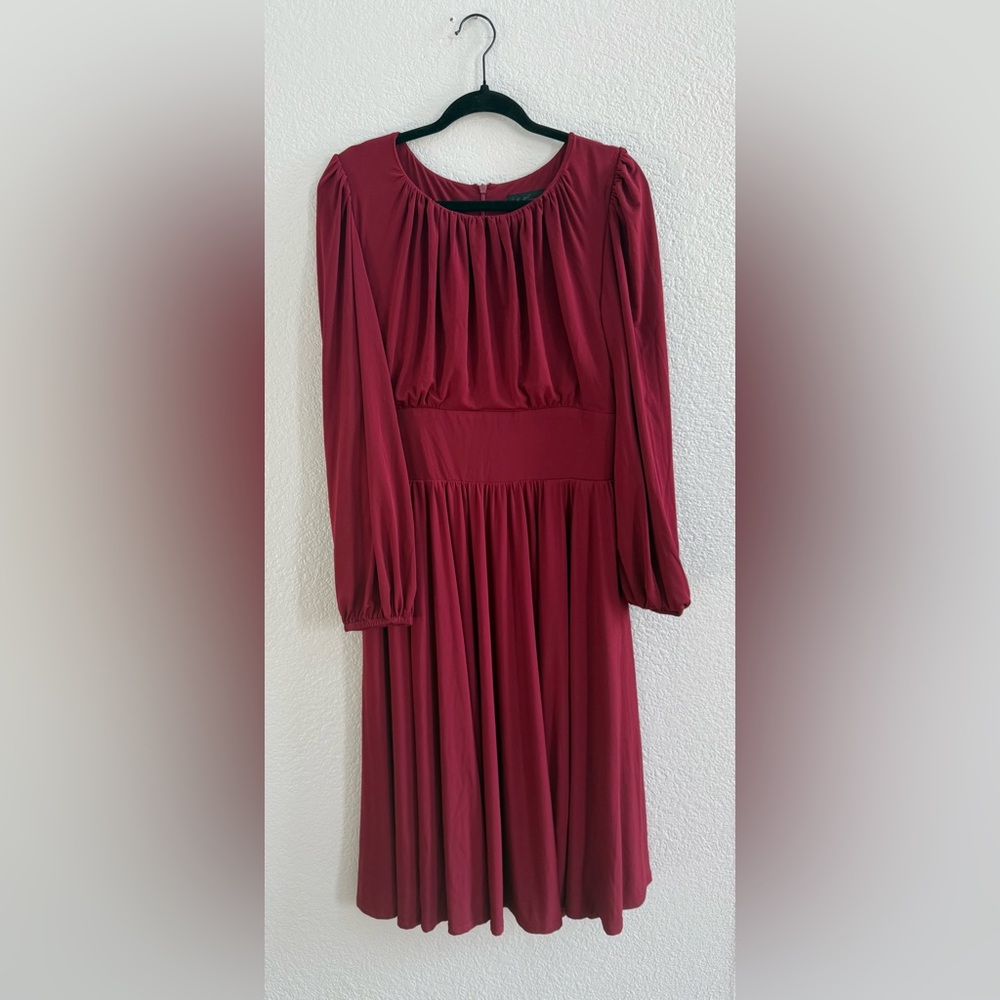 NWOT La Femme en Noir Salem Dress in Oxblood - XL